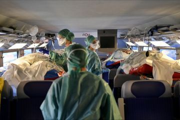 Coronavirus : les patients transférés en TGV médicalisés sont arrivés