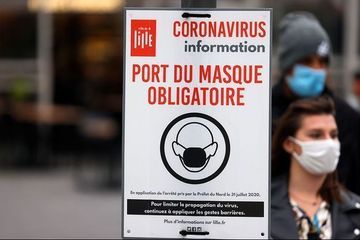 Covid-19: la circulation du virus augmente à nouveau en France