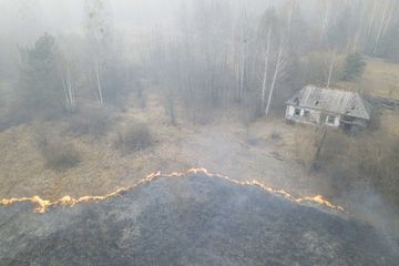 Incendies près de Tchernobyl : 