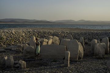 Avec la sécheresse, le Stonehenge espagnol émerge des eaux