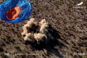 En images : Blue Origin réussit son quatrième vol de tourisme spatial