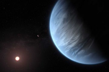 La découverte d'eau autour d'une exoplanète remise en question