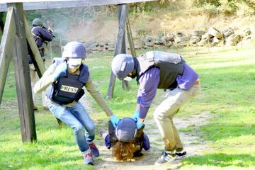 Au coeur de la formation pour les reporters de guerre