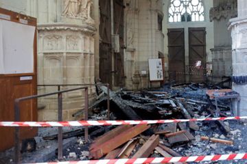 Incendie de la cathédrale de Nantes : le suspect soulagé