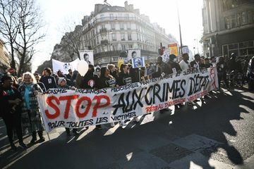 Manifestation à Paris contre le racisme et les violences policières