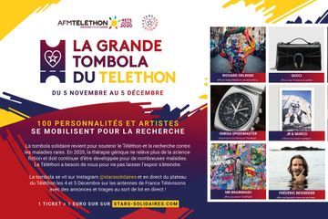 Stars Solidaires soutient le Téléthon avec une grande tombola