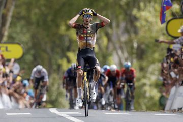 En photos : Le Français Christophe Laporte remporte la 19e étape du Tour