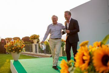 Franck Riboud et Jacques Bungert, le golf au féminin