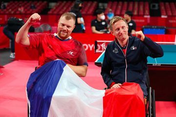 Paralympiques-2020 : Fabien Lamirault et Stéphane Molliens conservent leur titre en tennis de table