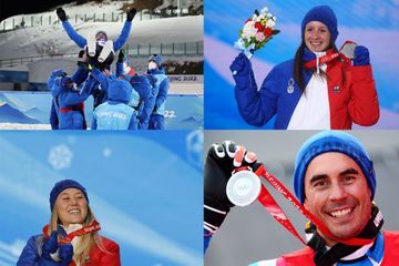 Pékin 2022 : Les médaillés français en images