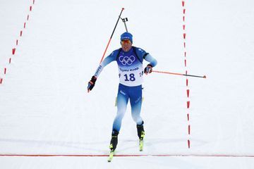 Pékin 2022 : Nouvelle médaille pour Quentin Fillon Maillet, en argent au sprint