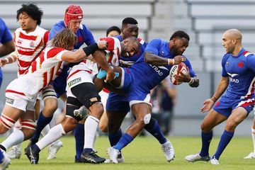 Rugby : l'équipe de France écrase le Japon