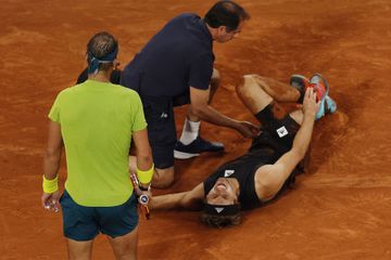 Zverev a été opéré de la cheville après sa blessure à Roland-Garros