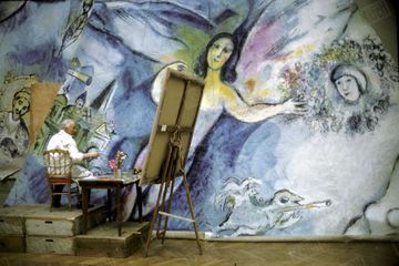 Dans les archives de Match - À l'opéra de Paris, la symphonie de Chagall