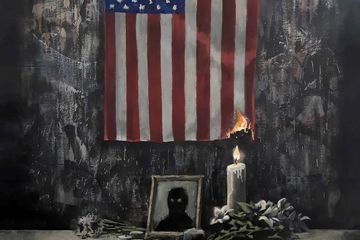 Banksy rend hommage à George Floyd dans sa dernière oeuvre