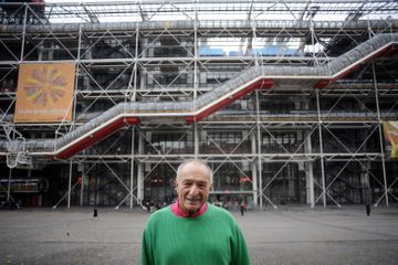 Mort de l'architecte britannique Richard Rogers, co-créateur du centre Pompidou à Paris