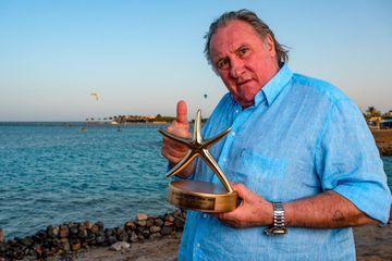 Gérard Depardieu honoré au festival du film d'El Gouna