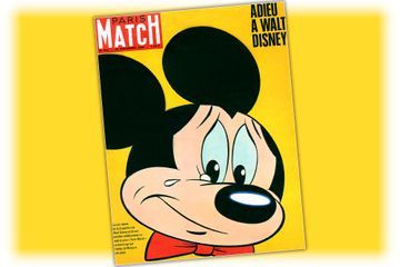Dans les archives de Match - Le jour où Mickey a pleuré Walt Disney