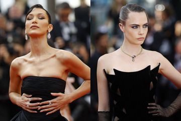 Bella Hadid et Cara Delevingne font leur retour à Cannes, en robes assorties