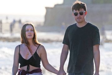 Billie Lourd, promenade romantique avec son fiancé