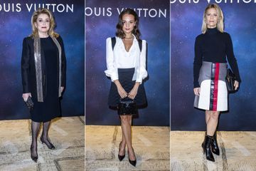 Catherine Deneuve, Alicia Vikander et Marina Foïs, de soirée chez Louis Vuitton