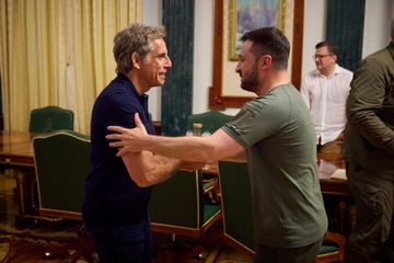 En Ukraine, Ben Stiller rencontre Volodymyr Zelensky : «Vous êtes mon héros»