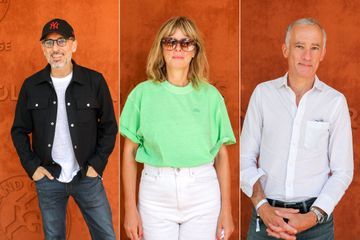 Gad Elmaleh, Karin Viard et Gilles Bouleau, parmi les stars à Roland-Garros