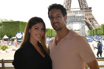 Iris Mittenaere et Diego El Glaoui, tandem complice au Paris Eiffel Jumping