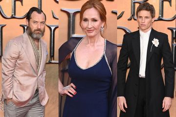 J.K. Rowling, Jude Law, Eddie Redmayne réunis à la première de «Les Animaux Fantastiques 3»