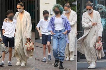 Journée shopping pour Jennifer Lopez et ses jumeaux