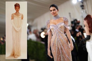 Kendall Jenner s'inspire d'Audrey Hepburn au gala du MET