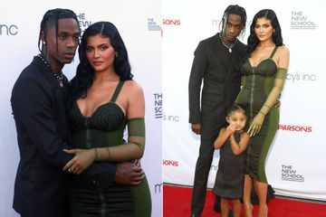 Kylie Jenner et Travis Scott, rare tapis rouge avec leur fille Stormi