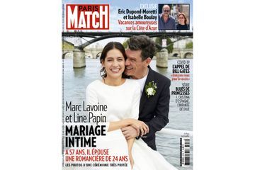 Marc Lavoine et Line Papin, mariage intime