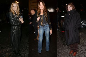 Mélanie Laurent, Carla Bruni et Jane Birkin, trio chic pour Celine