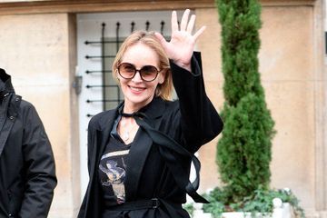 Sharon Stone, touriste stylée à Paris