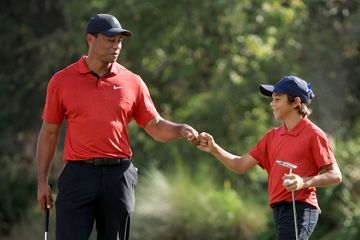 Tiger Woods de retour à la compétition avec son fils Charlie