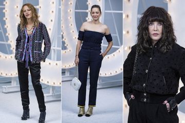 Vanessa Paradis, Marion Cotillard et Isabelle Adjani réunies au défilé Chanel