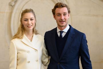 Beatrice Borromeo et Pierre Casiraghi, couple star au défilé Dior