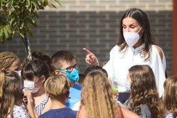 Letizia a donné en Aragon le coup d’envoi de l’année scolaire 2021/2022