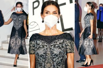 Royal Style - Letizia, élégantissime en Felipe Varela pour les 70 ans du Prix Planeta