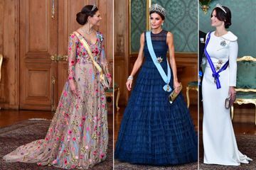 Royal Style - Victoria et Sofia rivalisent d'élégance avec la reine Letizia au banquet d'Etat