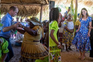 Kate Middleton et le prince William entrent dans la danse au Belize