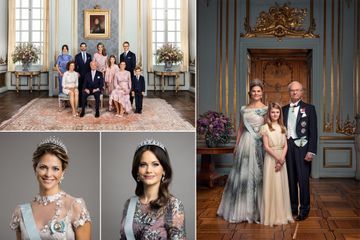La famille royale suédoise a refait tous ses portraits en tenues de ville et de gala