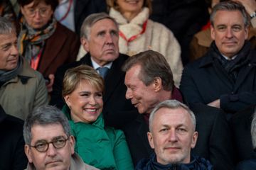 La grande-duchesse Maria-Teresa avec le grand-duc Henri pour l'ouverture d'«Esch 2022»