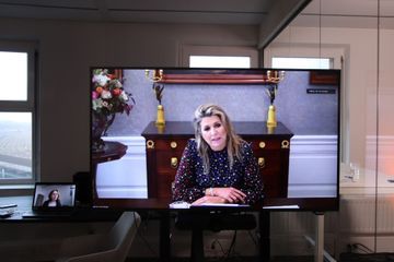 Maxima fait sa rentrée en enchaînant les engagements sur la santé mentale