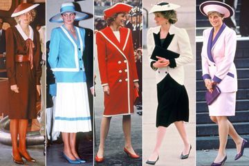 Royal Style - Lady Diana, en 23 looks bicolores