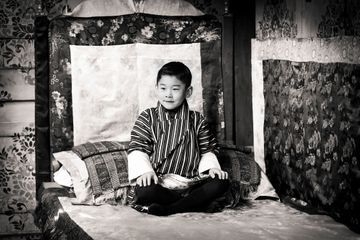 Le petit prince héritier du Bhoutan en photo, en prélude à son 6e anniversaire