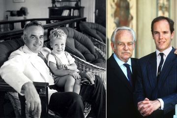 Le prince Rainier III de Monaco et son fils le prince Albert en 20 photos choisies