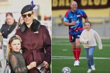 Mia aux courses avec sa maman Zara Phillips, au foot avec son papa Mike Tindall