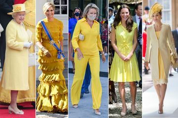 Reines Princesses Tenues Jaunes montage